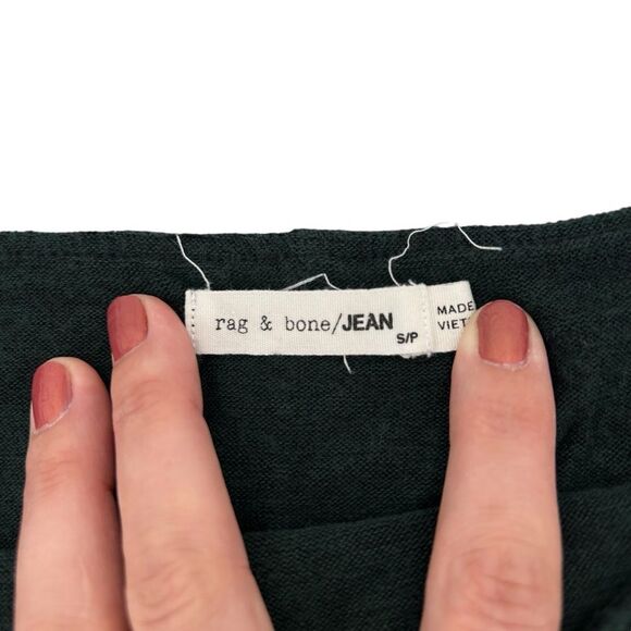 Rag and bone charcoal gray fitted top size small - Picture 4 of 5